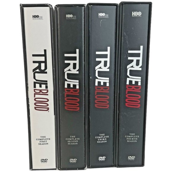 True Blood DVDs Season 1 2 3 4 Southern Vampire Mysteries Season 1-4 TV Series - Picture 1 of 12